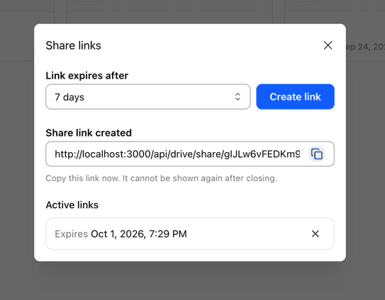 Sharing a Drive file